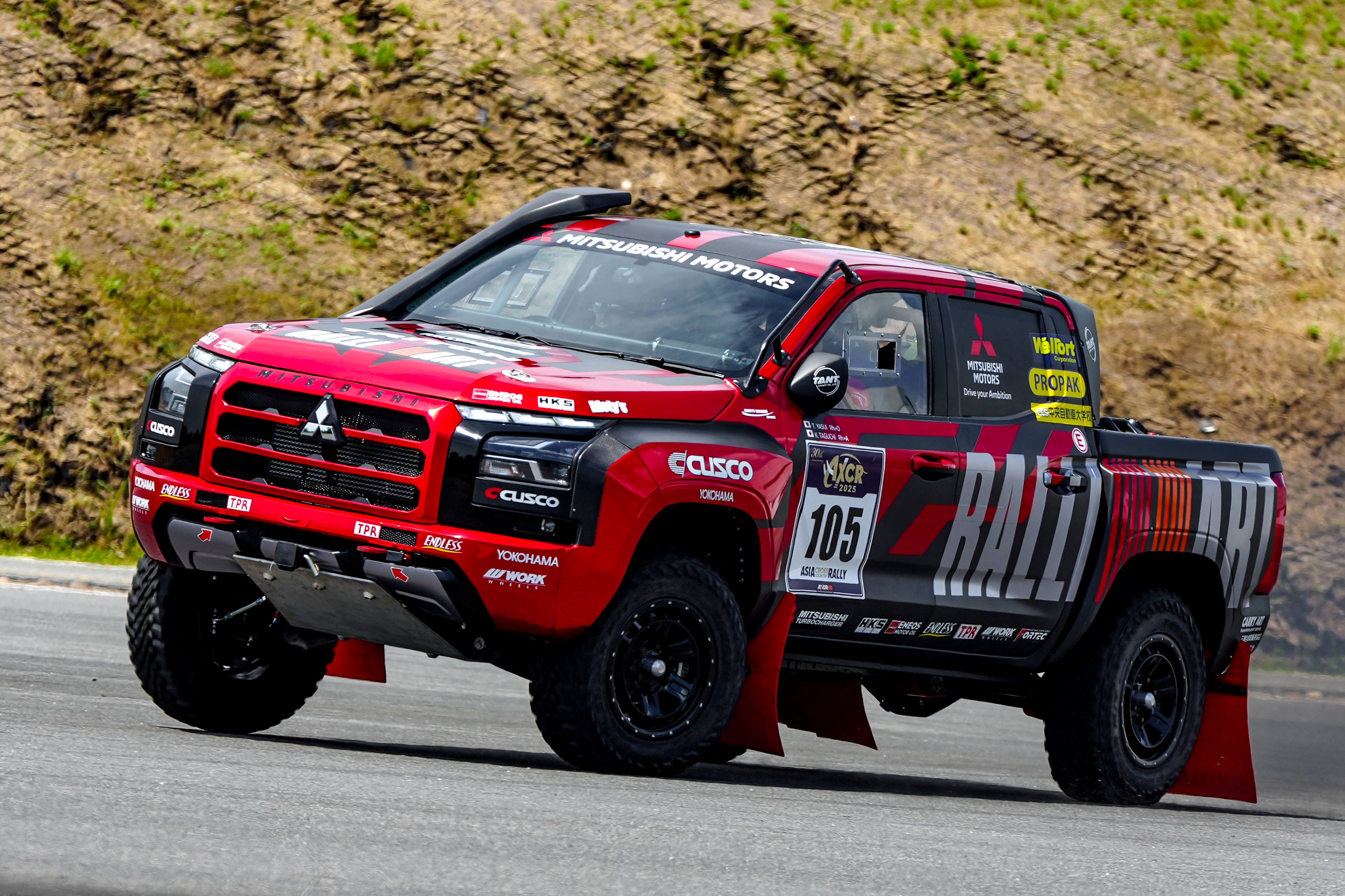 Team Mitsubishi Ralliart Conducts Shakedown Ahead Of Asia Cross